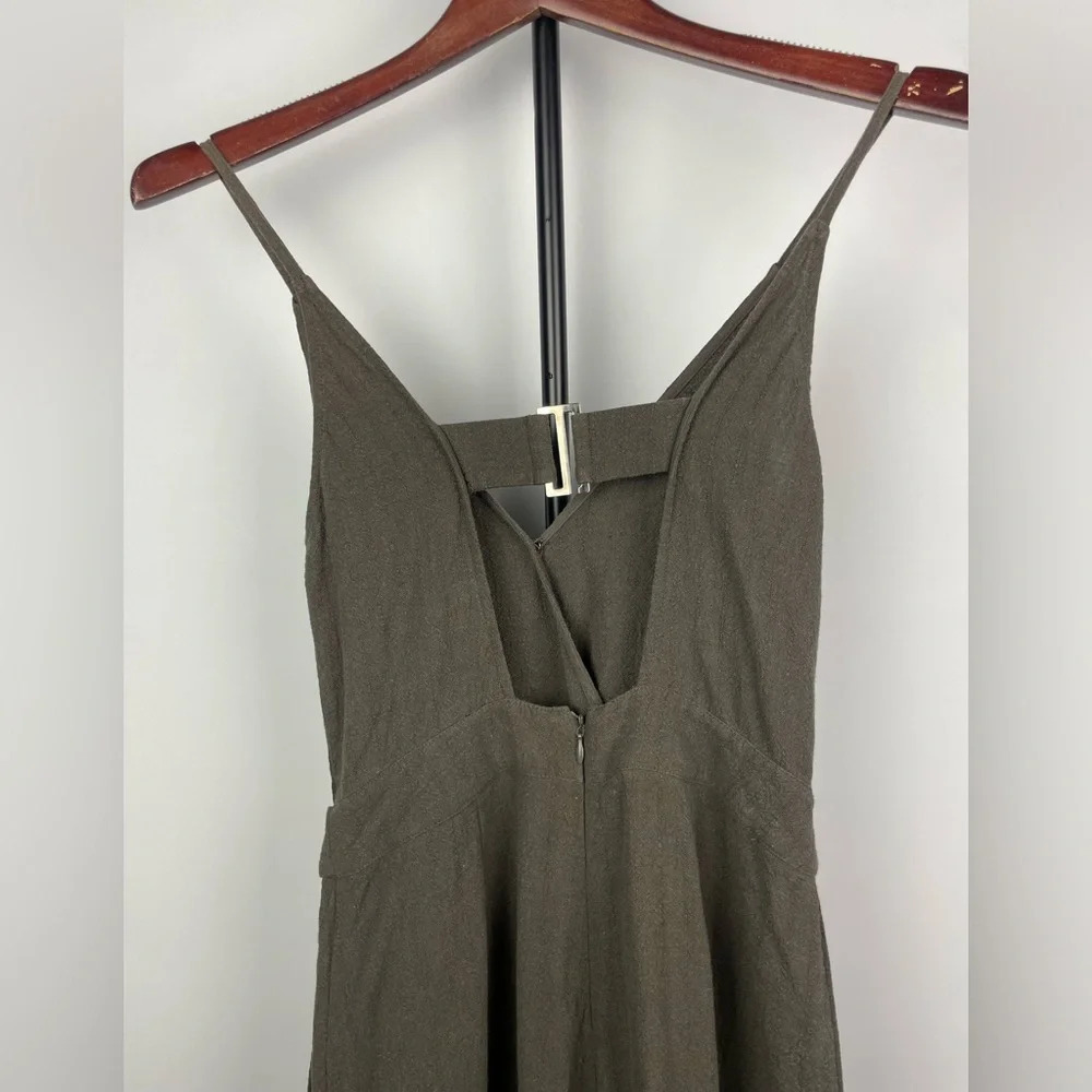 ASTR The Label Green Textured Cropped Wide Leg Jumpsuit - Picture 10 of 10